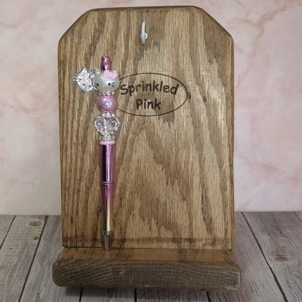#HK-867 Handmade Beaded Pen Hello Kitty